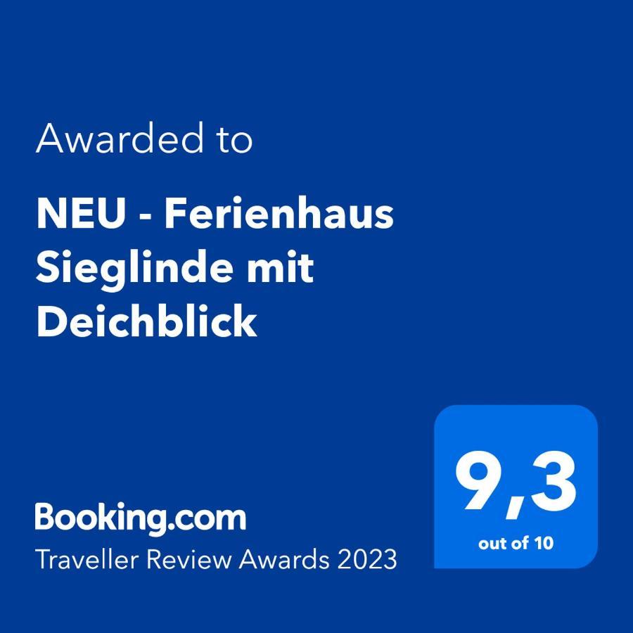 אמדן Ferienhaus Sieglinde Mit Deichblick מראה חיצוני תמונה